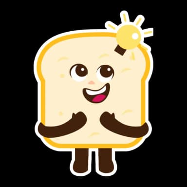 Toast Character having an idea