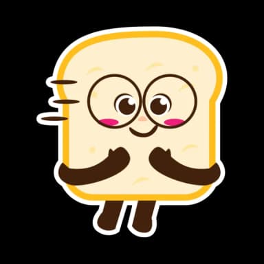 Interested Toast Character