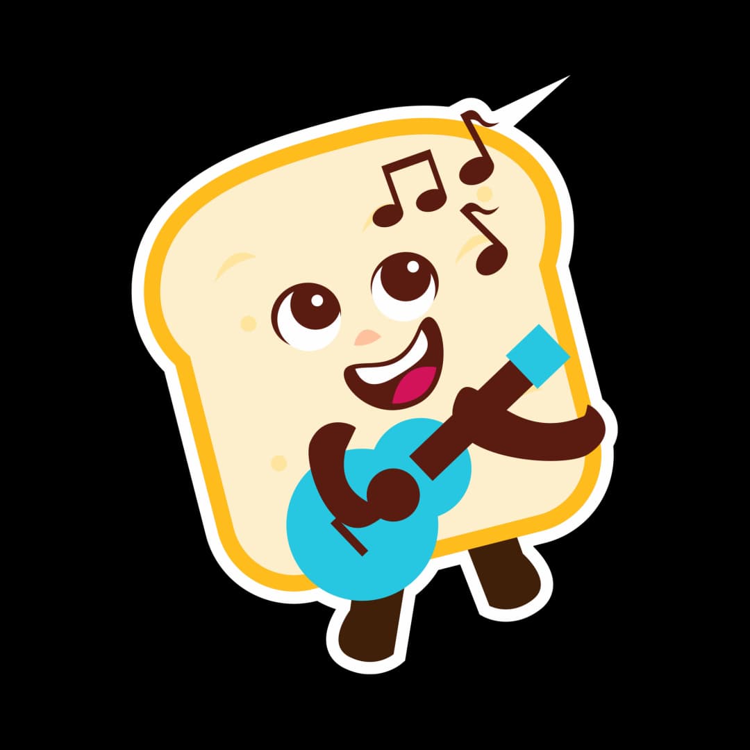 singing toast character